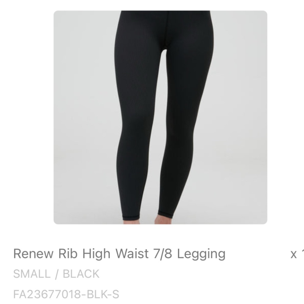 Spiritual Gangster Black Ribbed Leggings